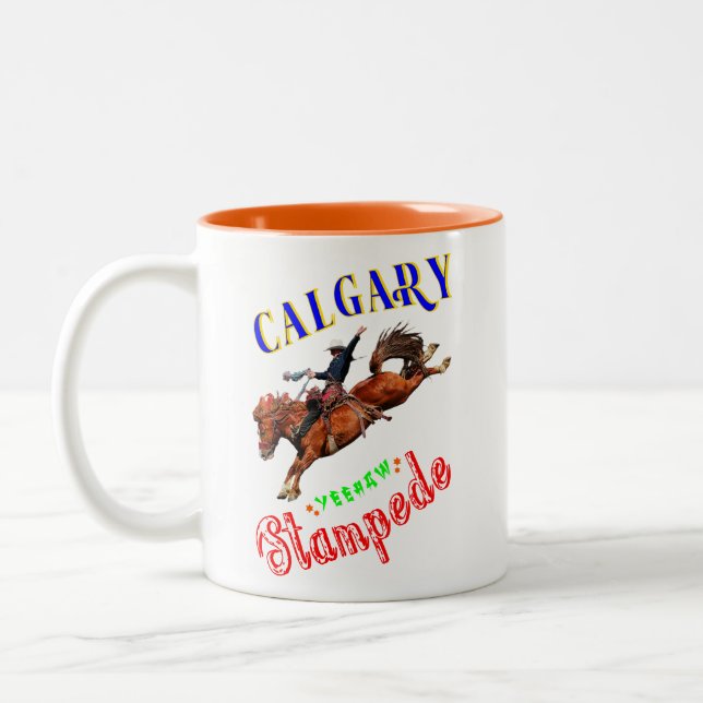 Calgary Yeehaw Stampede Två-Tonad Mugg (Vänster)