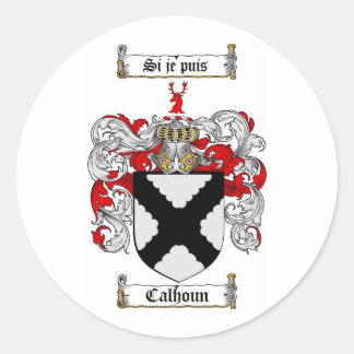 CALHOUN FAMILY CREST - CALHOUN JACKAR AV ARM RUNT KLISTERMÄRKE