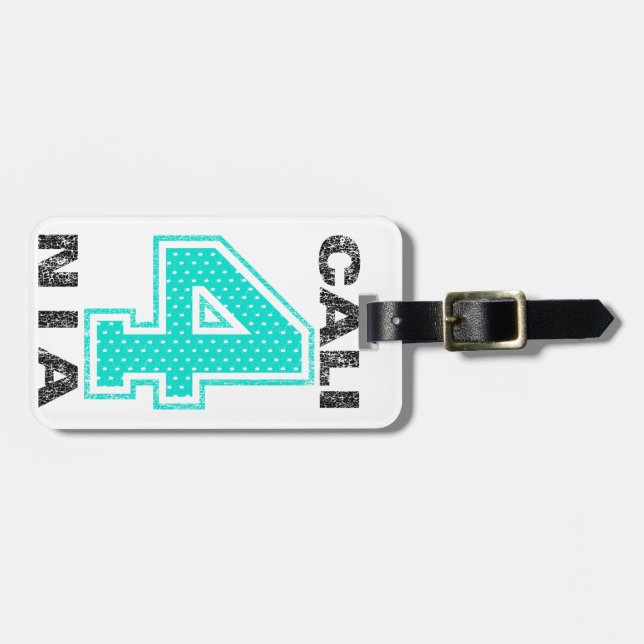 Cali4nia Bagagebricka (Horisontell Framsida)