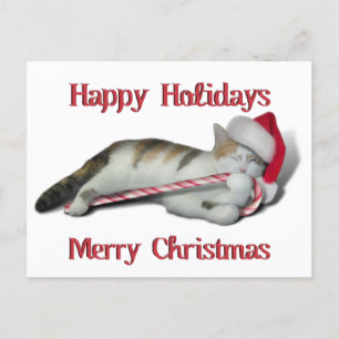 Cali, Candy cane Kattunge Vykort