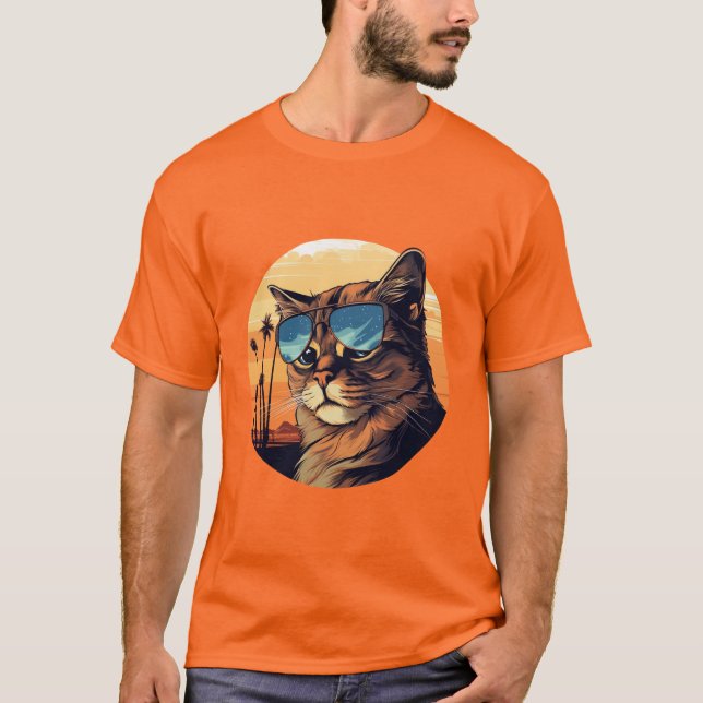 Cali Cat T Shirt (Framsida)