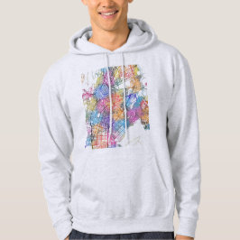 Cali Colombia Stadskarta Hoodie