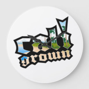 Cali Grown Wall Clock Stor Klocka