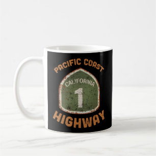 Cali Pacific Kusten Highway Route 1 California Kaffemugg
