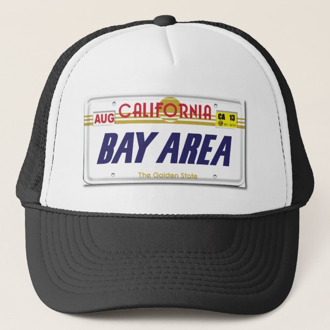 Cali registreringsskylt - hatt truckerkeps (Framsida)