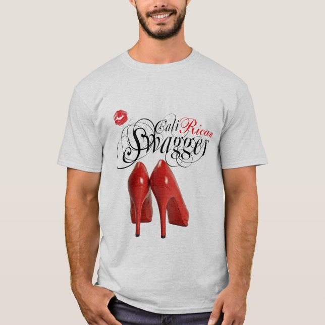 Cali-Rican Swagger T-shirt (Framsida)