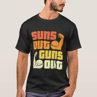 Cali Style Bodybuilding Solen är ute, pistolerna u T Shirt