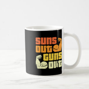 Cali Style Bodybuilding Solen är ute, vapnen är ut Kaffemugg