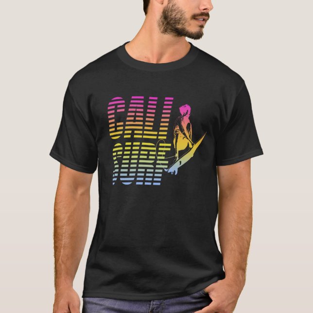 Cali surfa t shirt (Framsida)