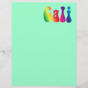 Cali Tie-Dye California Hippie Logotyp