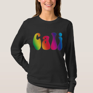Cali Tie-Dye California Rainbow Logotyp Shirt T