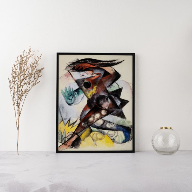 Caliban figurine for The Tempest by Franz Marc Poster (Skapare uppladdad)