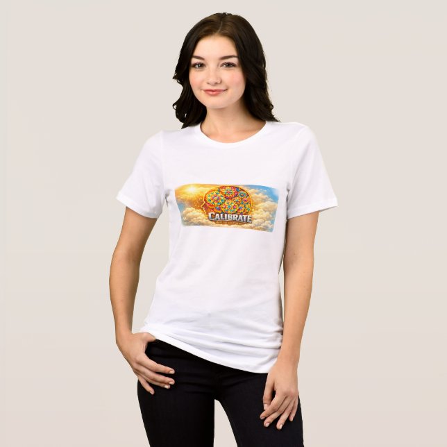 CalibrateMind Tröja Tri-Blend T-Shirt (Framsida Full)