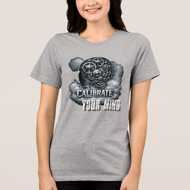 CalibrateMind Tröja Tri-Blend T-Shirt (Framsida)