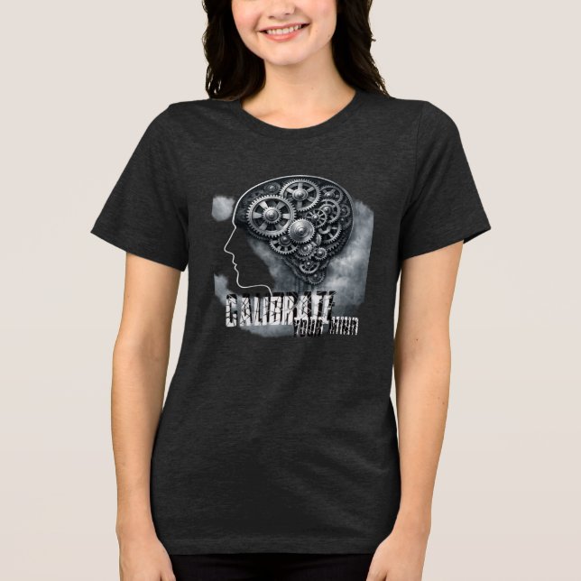 CalibrateMind Tröja Tri-Blend T-Shirt (Framsida)