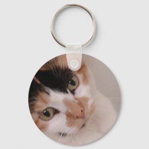 Calico Beauty Cat Nyckelring