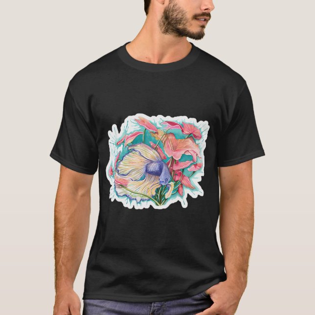 Calico Bristlenose Pleco T Shirt (Framsida)