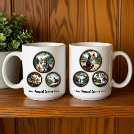 Calico Cat 6-Image Coffee Mugg Design