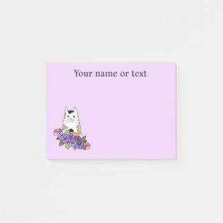 Calico Cat Cute Post-it Block