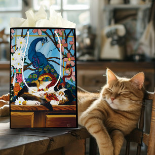 Calico Cat Dragon Red