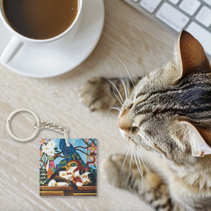 Calico Cat Dragon Red QR-kod