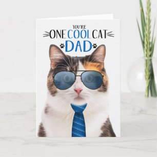 Calico Cat Fars dag 1 Coola Katt Helgkort