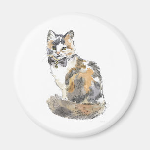 Calico Cat Finare Magnet