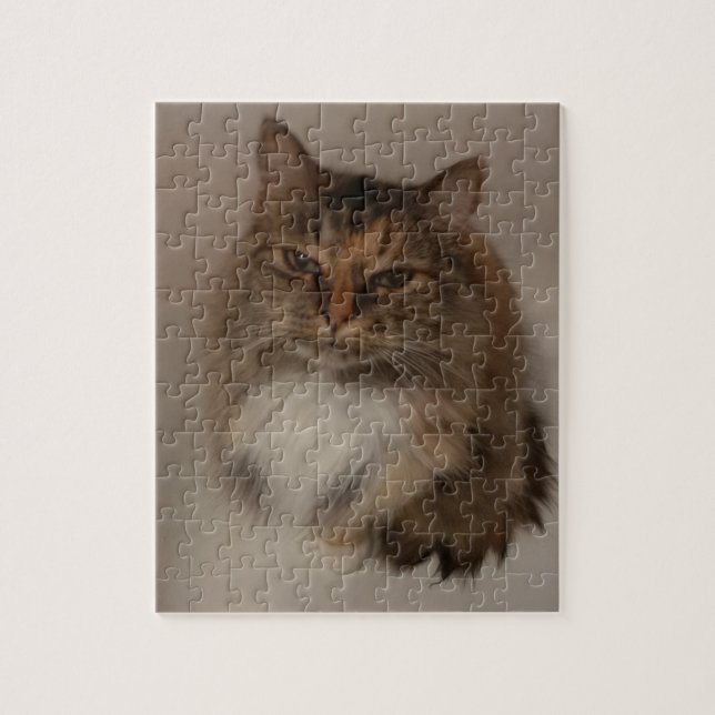Calico Cat Jigszawa Puzzle Pussel (Vertikal)