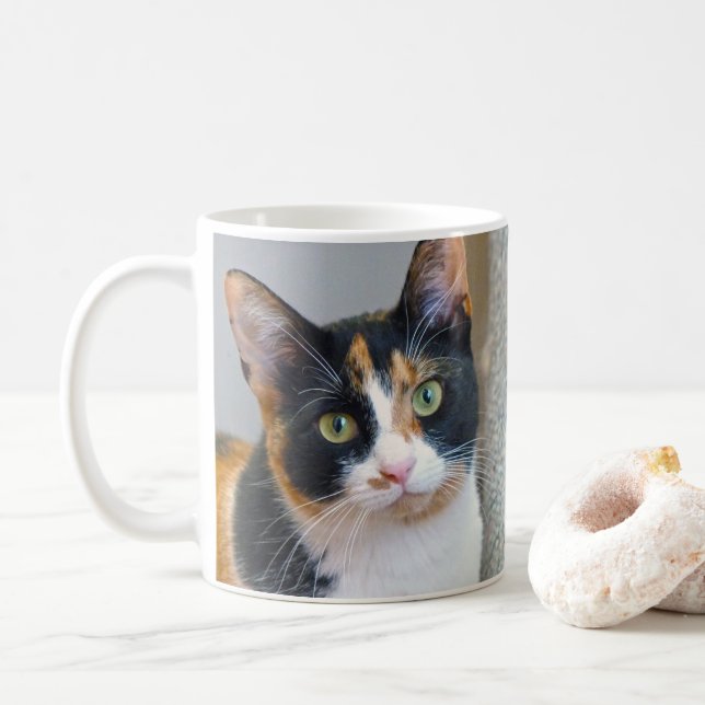 Calico Cat Kaffemugg (Med munk)