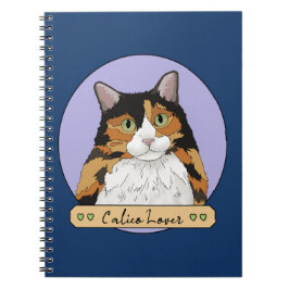 Calico Cat Lover Anteckningsbok
