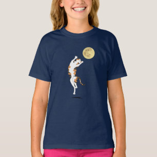 Calico Cat Måne Dancing T-Shirt