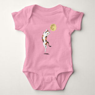 Calico Cat Måne Dancing T Shirt