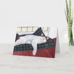 Calico Cat Notecard Kort