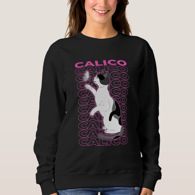 Calico Cat Pastel Aesthetic T Shirt (Framsida)