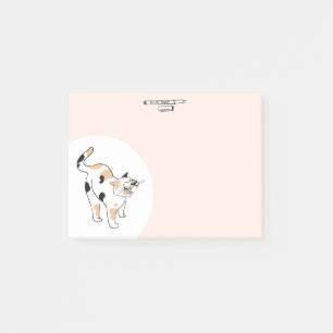 Calico Cat Post-it Block