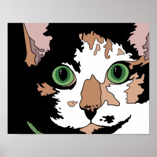 Calico Cat Poster
