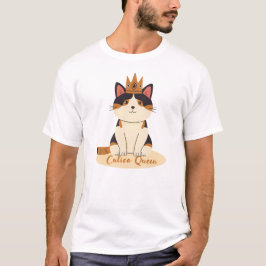 Calico Cat Queen T Shirt