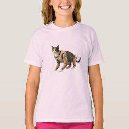 Calico Cat Robot T Shirt