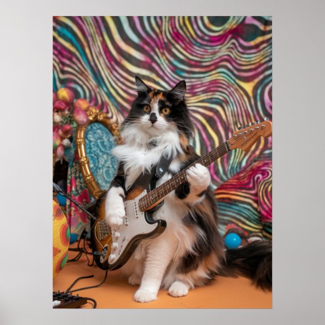 Calico Cat Rocker Poster (Framsidan)