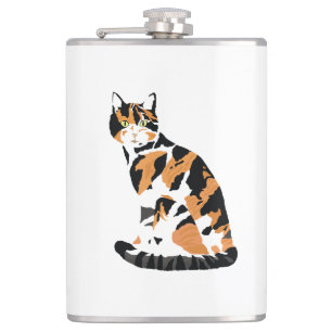 Calico cat sitta fickplunta