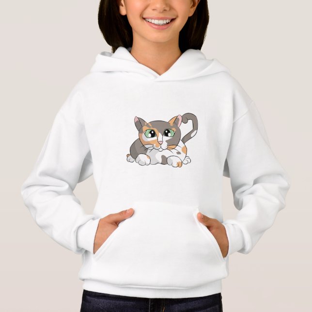 Calico Cat T Shirt (Framsida)