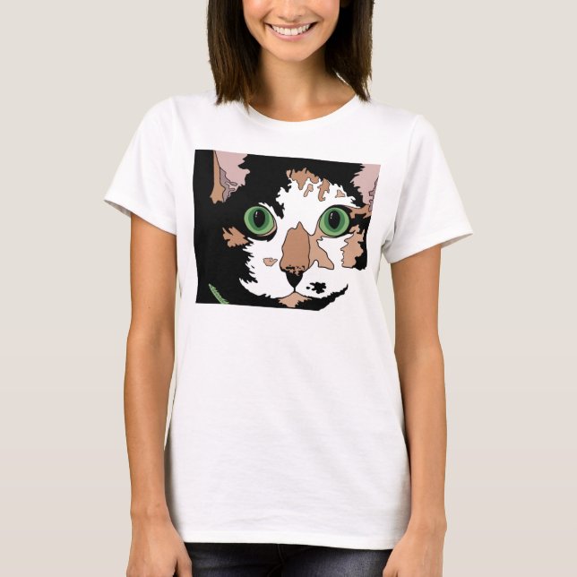 Calico Cat T-Shirt (Framsida)