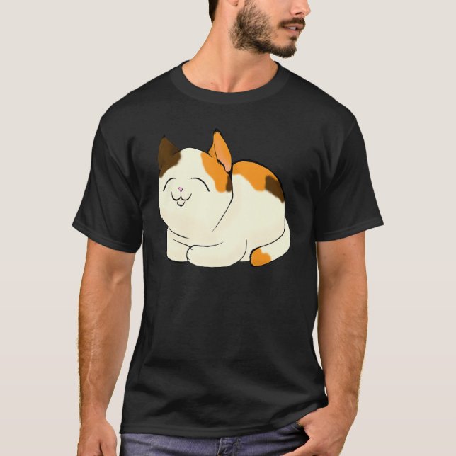 Calico Cat T Shirt (Framsida)