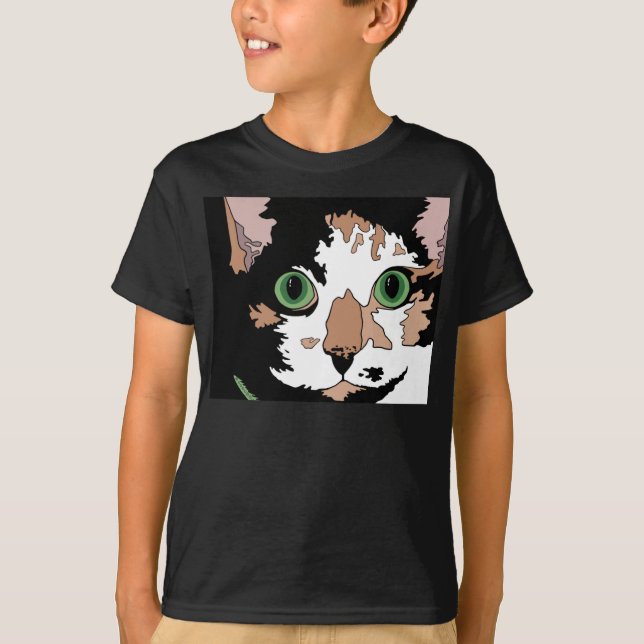 Calico Cat T-Shirt (Framsida)