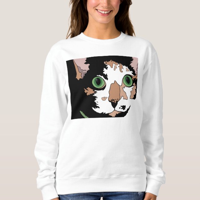Calico Cat T Shirt (Framsida)