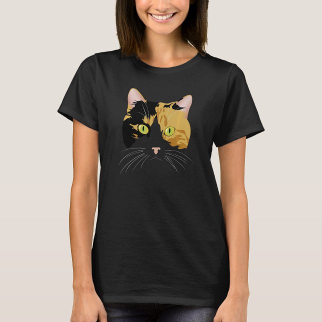Calico Cat T Shirt (Framsida)