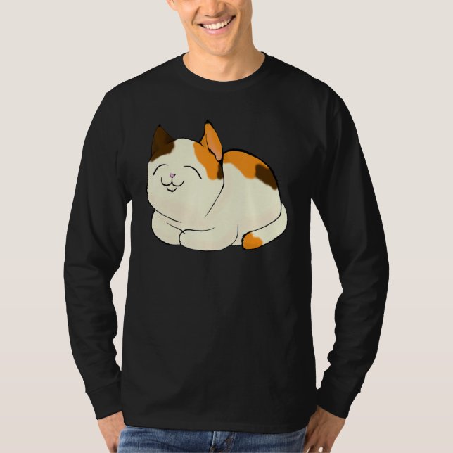 Calico Cat T Shirt (Framsida)