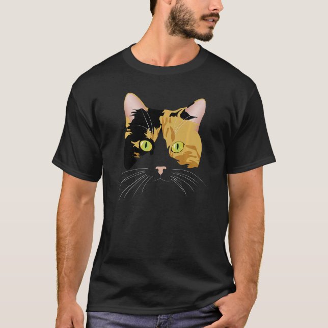 Calico Cat T Shirt (Framsida)