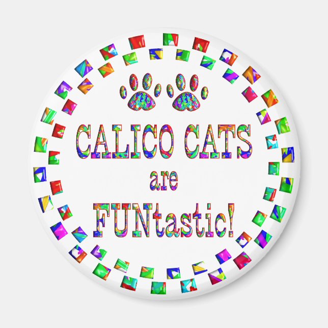 Calico Cats är FUNtastic Magnet (Framsidan)