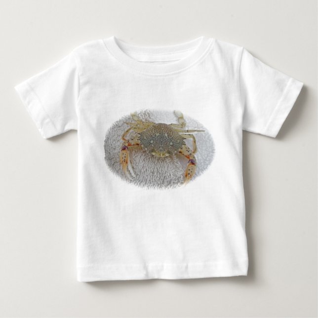 Calico Crab Baby T-Shirt (Framsida)